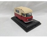 Oxford Diecast Vintage Model Red Beige RV Camper 3 1/2&quot; - £44.20 GBP