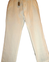 RAFFI Linea Uomo White 100% Pure Linen Pants  Italy Design Size US M EU 50 - £66.37 GBP