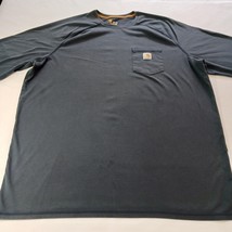 Carhartt Relaxed Fit 100393-412 Men's Gray Cotton Blend T-Shirt Size 2XL Tall image 11