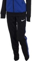 Nike Mens Poly Warp Raglan Warm Up Were Track Pants Color Blue Size Medium - $108.90