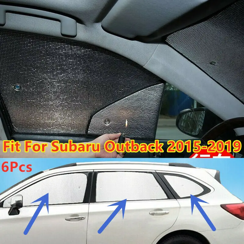 6Pcs Side Window Thick Privacy Interior  shield Anti-UV   Protection For  Outbac - $85.88