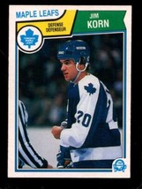 1983-84 O-PEE-CHEE #335 Jim Korn Exmt Maple Leafs *X70679 - £1.15 GBP