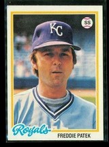 Vintage 1978 Topps Baseball Trading Card #274 Freddie Patek Kansas City Royals - £7.58 GBP