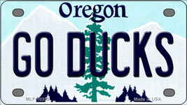 Go Ducks Oregon Novelty Mini Metal License Plate Tag - $14.95