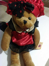 Chantilly Lane 22&quot; Auntie Pasta Red Chef Hat Red And Black Dress DOES NO... - $24.99