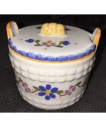 Ceramic Floral Barrel w/Lid Prestige Place Provence Collection Trinket Box - $8.99