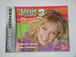 Nintendo Game Boy Advance - Lizzie McGuire 3 Homecoming Havoc (Manual) - £6.26 GBP