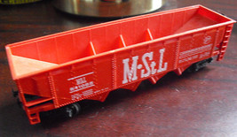 Vintage HO Scale M StL 541085 Hopper Car Red Plastic - $12.87