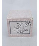 Fresh Rose Deep Hydration Face Cream Hyaluronic 1.6 oz Damask Rose - $50.19 CAD