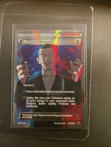 Pokemon TCG Giovanni&#39;s Scheme 162/162 XY BREAKthrough Full Art Holo Rare LP/NM - £8.28 GBP