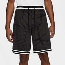 Nike DNA Basketball Shorts Exploration Chain Pattern Black Gray Medium - £38.67 GBP