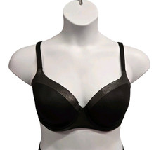 Body By Victoria&#39;s Secret Womens 34DDD Black Lined Demi Bra Underwire Sm... - $13.61