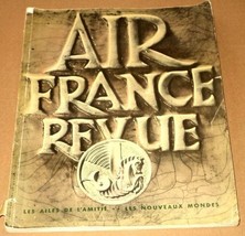 Air France Revue: Spring 1951 Signed Jean-Jacques Brissac (French Writer) - $19.79