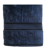 TRIDENT Plush Bath Towel Soft Bathroom Towel Highly Absorbent Midnight Blue - $30.13 CAD