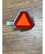 Vintage Ag Tronics slow moving vehicle sign tie clip bar caution - $24.99