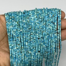 1 strand, 1-2mm, Tiny Size Synthetic Turquoise Beads Strand Tube @Afghan... - £2.51 GBP