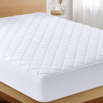 Quilted Mattress Pad Bed Cover Matress Protector Microfilber Fitted Deep... - $35.28+
