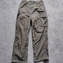 UNIQLO jogger mens 27-30 Avocado Green chino cargo pants drawstring tapered - $14.85