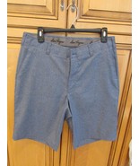 Ben Hogan Perry Ellis Mens Shorts Sz34 Polyester Denin Heather Blue Clas... - $20.30 CAD