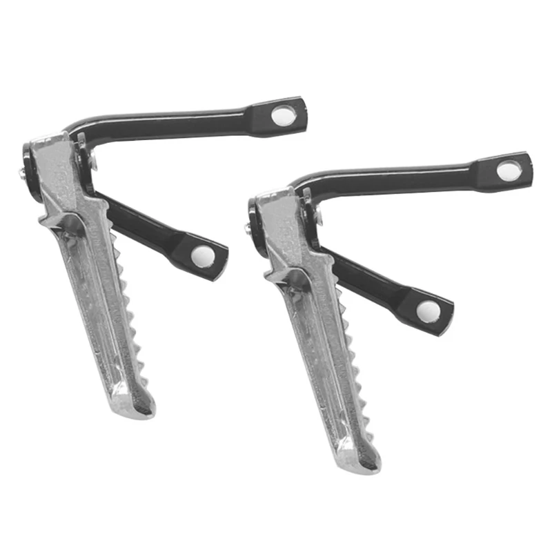 Motorcycle Rear Footrest Foot Pegs 2Pcs Foot Pegs Motorcycle Folding Pedals - $26.59