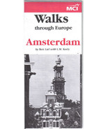 Netherlands Holland Brochure Walks Through Europe Amsterdam circa 1998 - £3.12 GBP