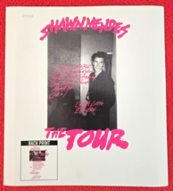 SHAWN MENDES The Tour Hot Topic T-SHIRT DISPLAY STORE POSTER RARE - $19.79