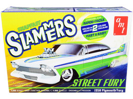 Skill 1 Snap Model Kit 1958 Plymouth Street Fury &quot;Slammers&quot; 1/25 Scale Model ... - £25.57 GBP