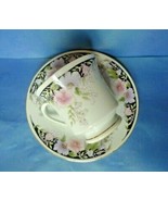 Vintage China Pottery Tea Coffee Pair Cup &amp; Saucer Jingdezhen Guo Zhi Za... - £19.47 GBP