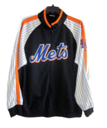 New York Mets Warm Up Jacket Zip Up Windbreaker Size XL MLB Dynasty Poly... - £31.87 GBP