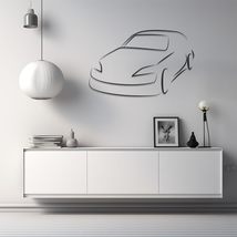LaModaHome Modern Car Design Metal Wall Art, Unique Automotive Decor for Car Lov - £28.11 GBP+