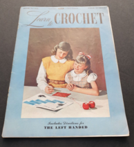 Learn to Crochet Clarks J.P. Coats 1946 Book Directions Left Handed - £8.95 GBP