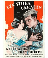 King Vidor&#39;s THE BIG PARADE (1925) John Gilbert &amp; Renee Adoree WWI Silen... - £1,180.37 GBP
