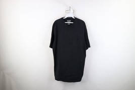 Duluth Trading Co Mens Medium Faded Blank Heavy Cotton Pocket T-Shirt Black - $24.70