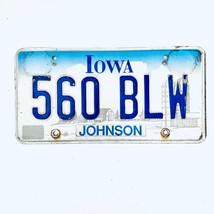 United States Iowa Johnson County Passenger License Plate 560 BLW - $16.82
