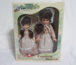 Vintage Country Sisters Dolls Nos Never Used Graco Dolls #1520 Bought In 1978 - $37.04