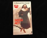 VHS Sister Act 1992 Whoopi Goldberg, Maggie Smith, Kathy Najimy, Wendy M... - $7.00