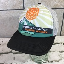 Double Mountain Hopped Whiskey Hat Mens Snapback Trucker Style Ball Cap New - $14.84