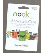 NOOK EBOOKS GIFT CARD NEW $50.00 - £41.56 GBP