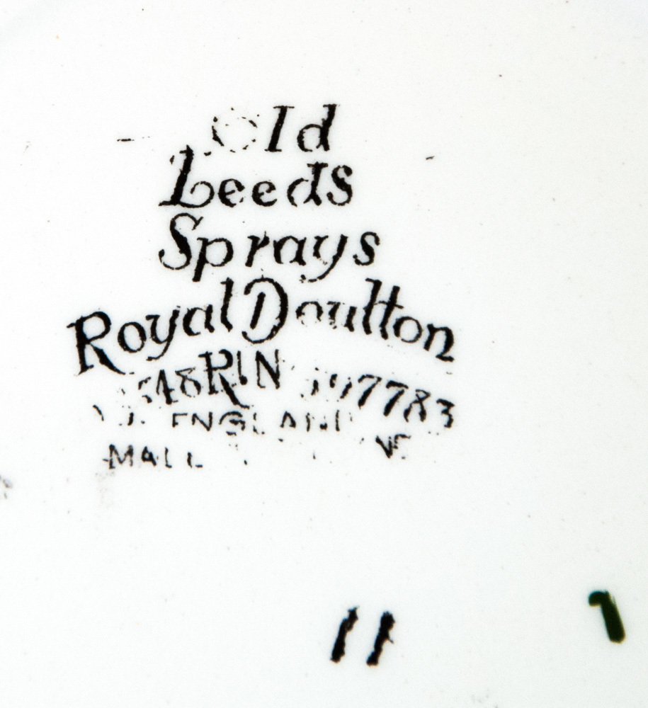 Royal Doulton Old Leeds Spray Bread Plate 5-1/2" D3548 Rd No 597783 England Item image 2