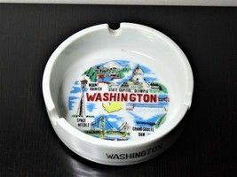 Vintage Washington The State With 5 Different Attractions Ashtray - £11.17 GBP