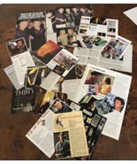 Sean Penn Memorabilia Magazine Clippings Lot of 30+ Mostly Small to Mini... - £14.44 GBP