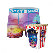 Crazy Boxers Aladdin at Sunset Boxer Briefs in Popcorn Box Multi-Color - £17.54 GBP