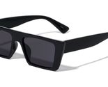 Dweebzilla Slim Square Wide Flat Top Classic Cat Eye Sunglasses (Glossy ... - $10.73+
