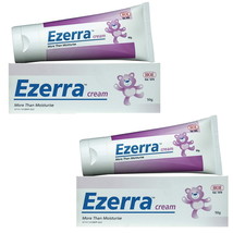 (2 Pieces) Ezerra Cream Baby Dry Irritated Skin Relief Eczema Itchiness 50G - £54.81 GBP