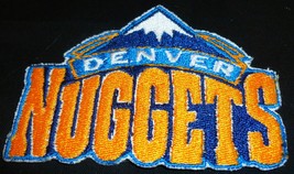 Denver Nuggets Logo Iron On Patch - £3.92 GBP