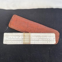 Vintage S&amp;T Slide Ruler with Leather Case - £30.54 GBP