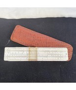 Vintage S&amp;T Slide Ruler with Leather Case - $37.60