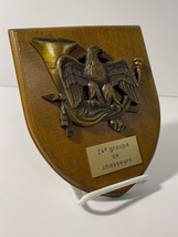 FRANCE, 24e de CHASSEURS, MOUNTAIN TROOPS, INFANTRY, PRESENTATION PLAQUE... - £18.72 GBP