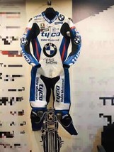 Bmw Motorrad Motorbike Leather Suit Motorcycle Suit Customized Motogp Suit 1&amp;2 P - £211.60 GBP