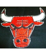 Chicago Bulls Logo Iron On Patch - $113.85 MXN